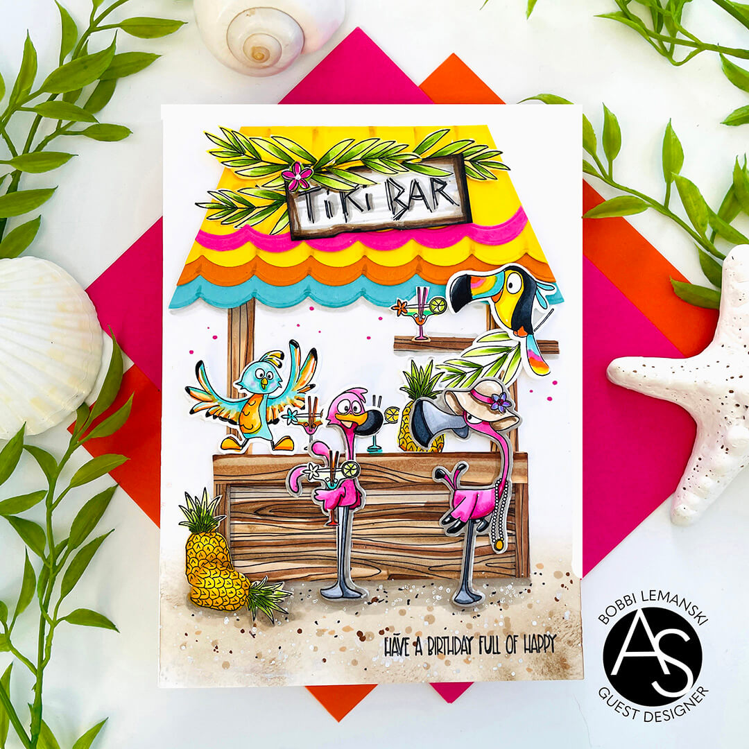 Alex Syberia Designs Paradise Birds Stamp Set