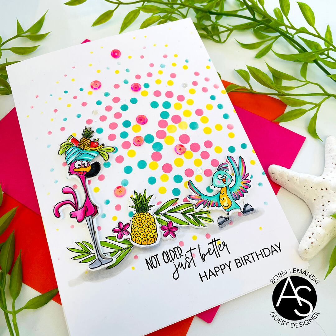 Alex Syberia Designs Paradise Birds Stamp Set