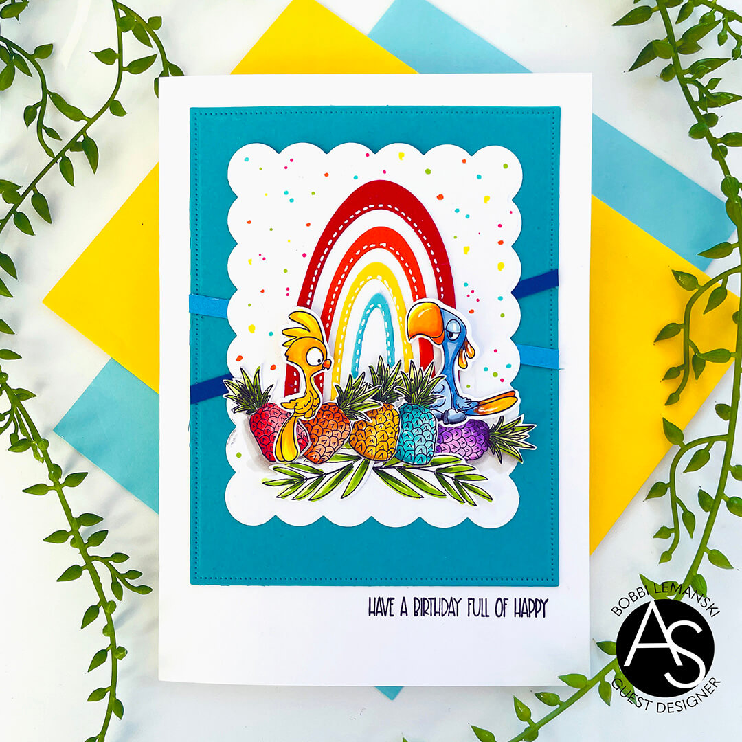 Alex Syberia Designs Paradise Birds Stamp Set