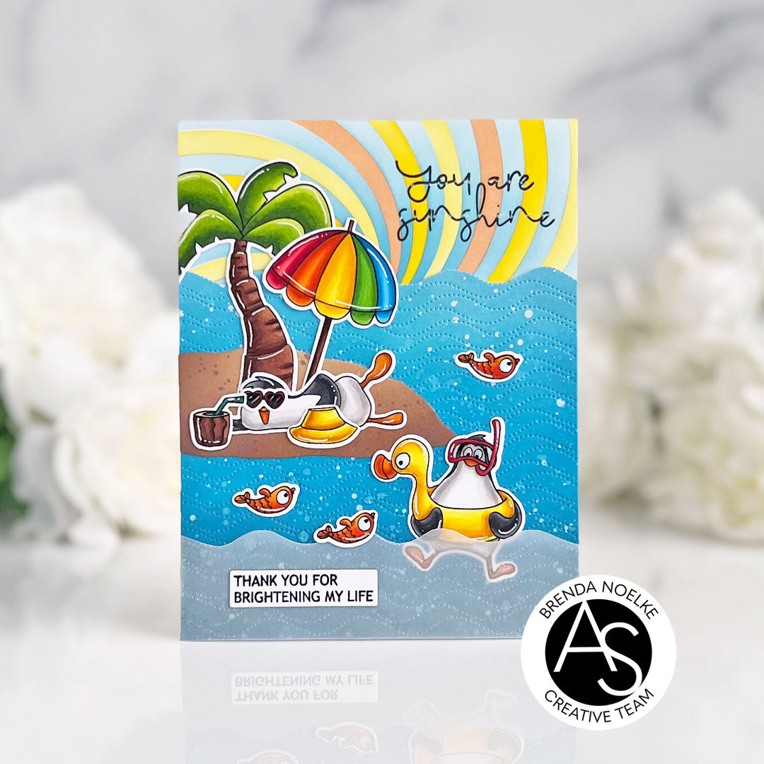 Alex Syberia Designs Pengu-tastic Holiday Stamp Set