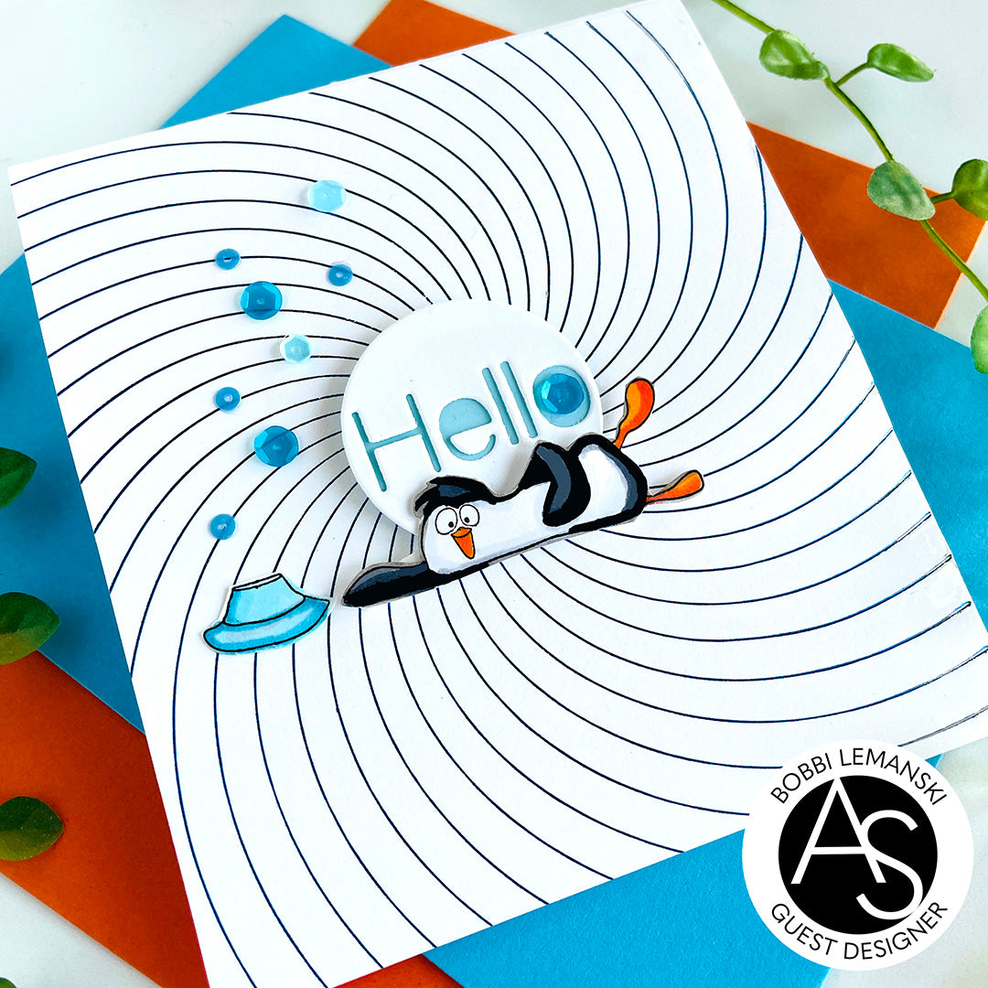 Alex Syberia Designs Pengu-tastic Holiday Stamp Set