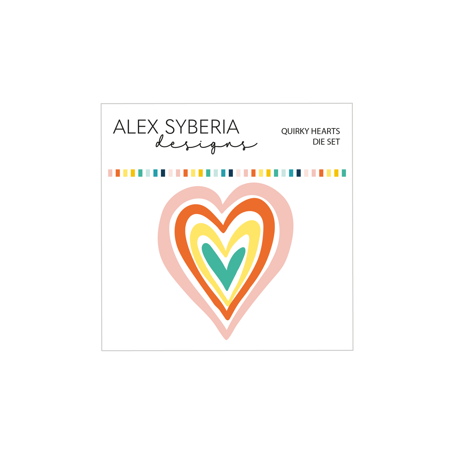 Alex Syberia Designs Quirky Hearts Die Set