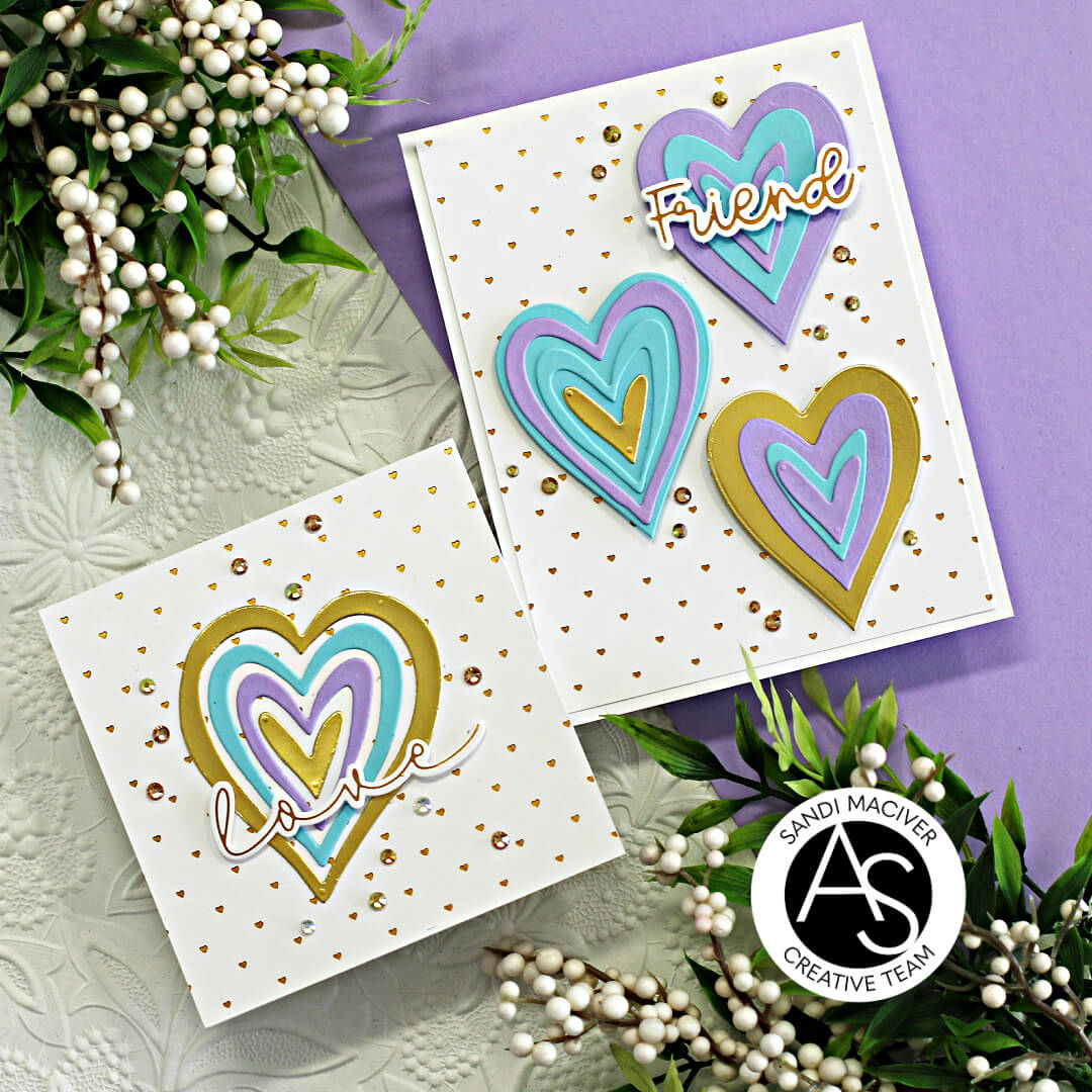 Alex Syberia Designs Quirky Hearts Die Set