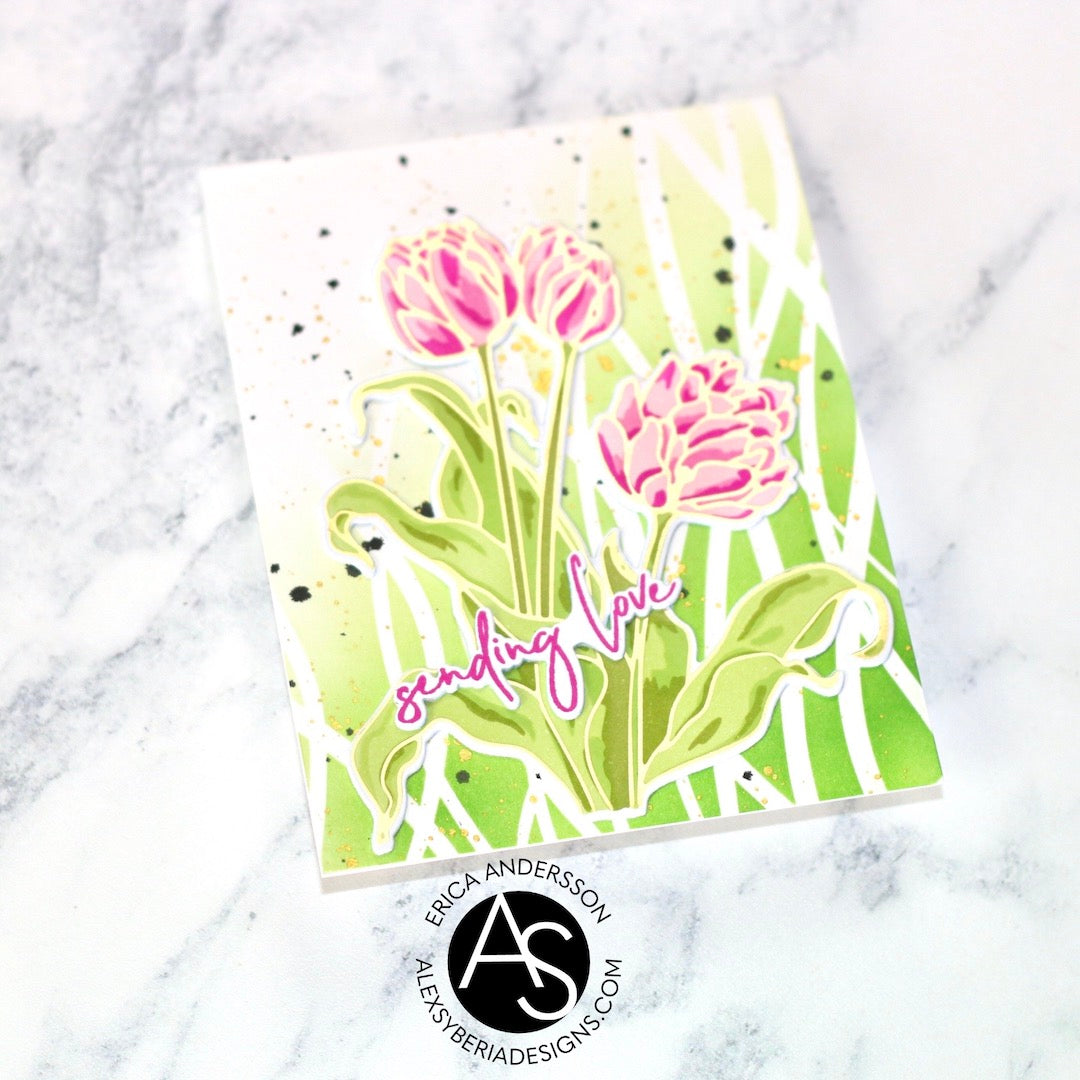 Alex Syberia Designs Seaside Swirls Stencil