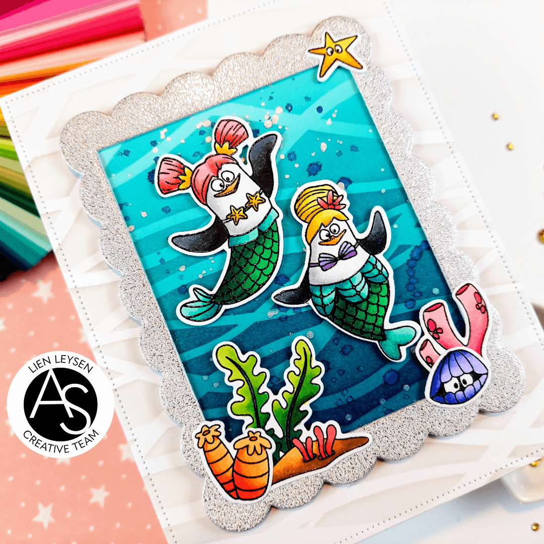 Alex Syberia Designs Seaside Swirls Stencil