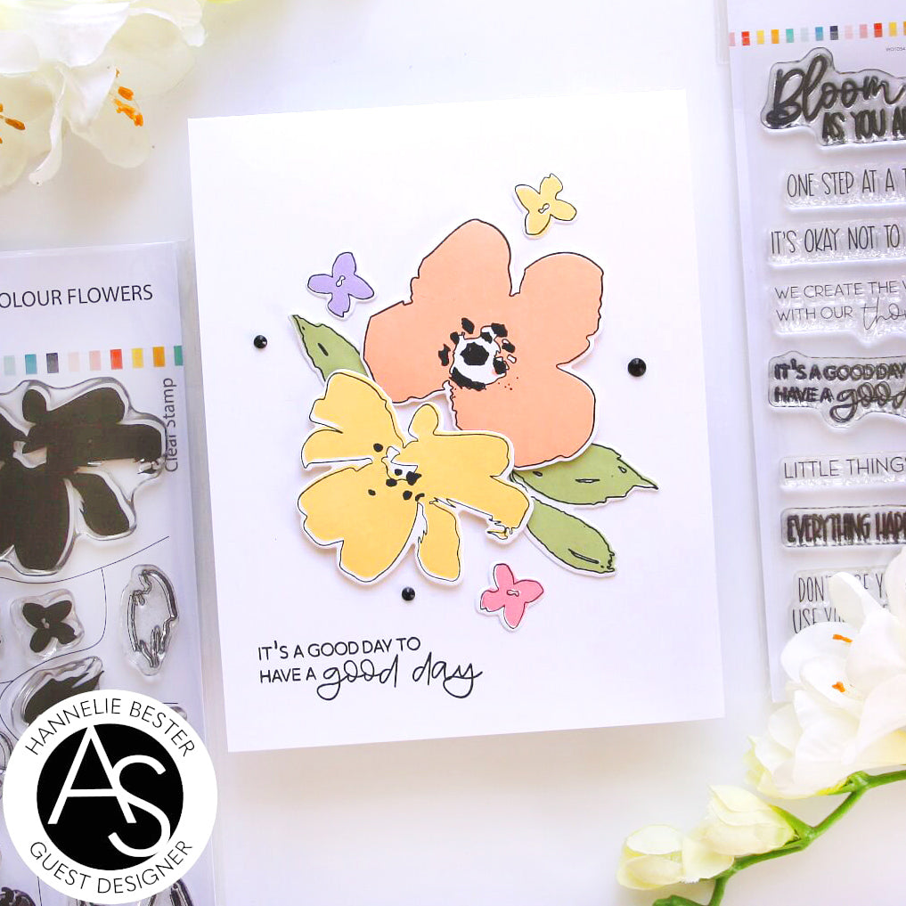 Alex Syberia Designs Self-Care Sentiments Stamp Set