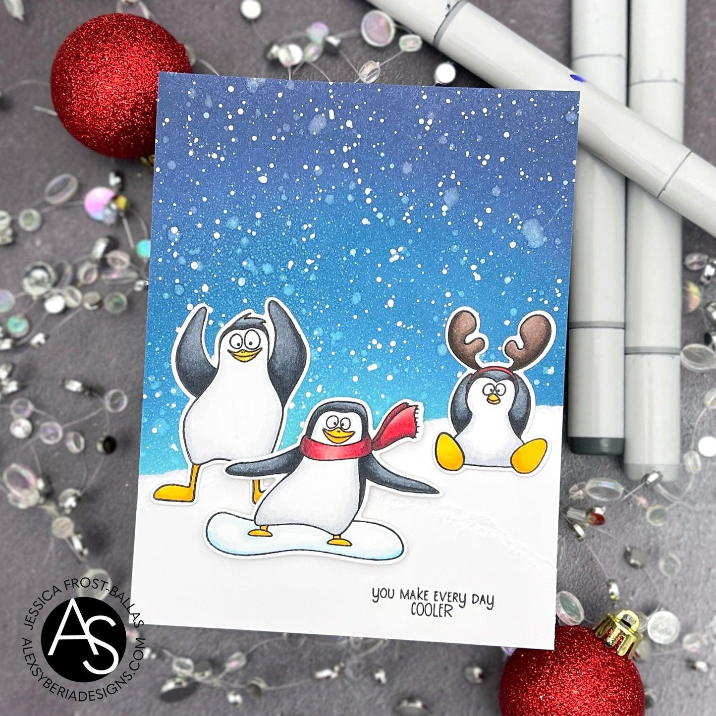 Alex Syberia Designs Smile and Wave Stamp Set