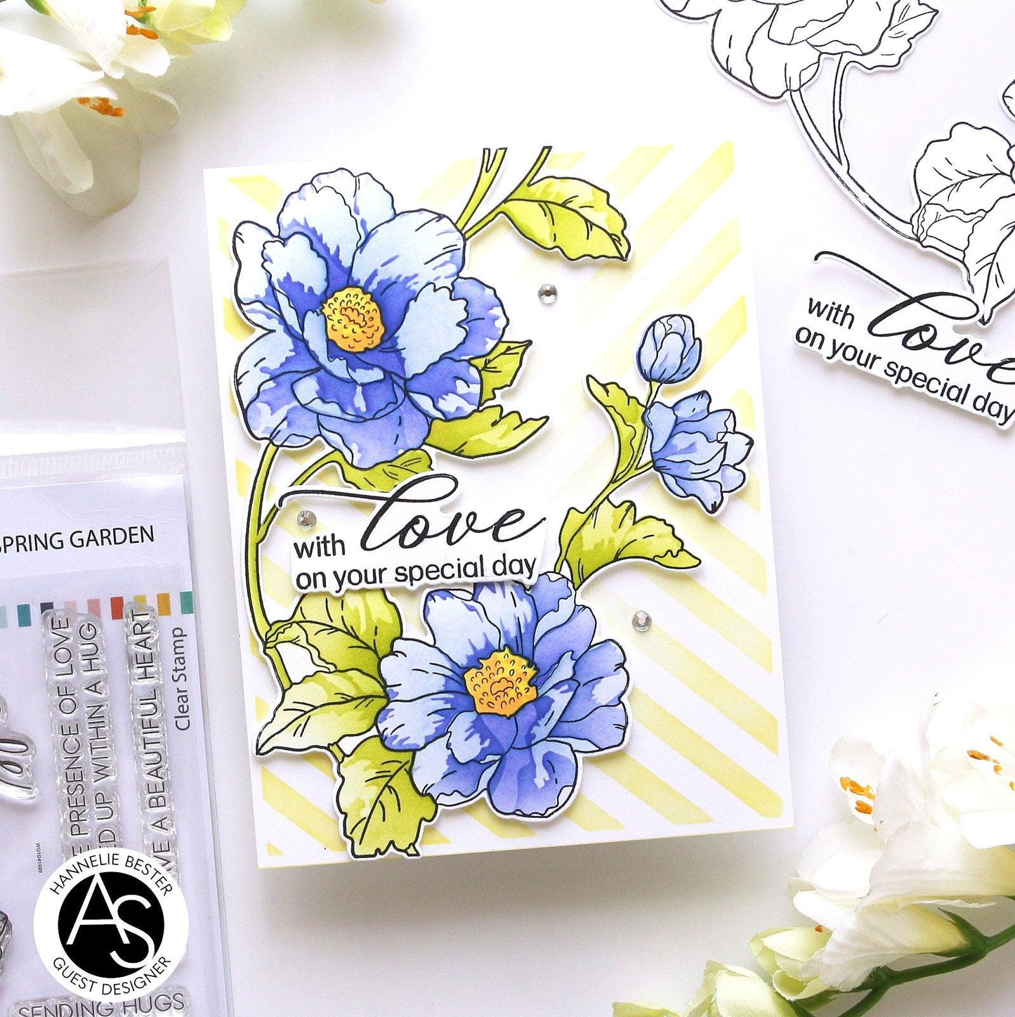 Alex Syberia Designs Spring Garden Stamp Set