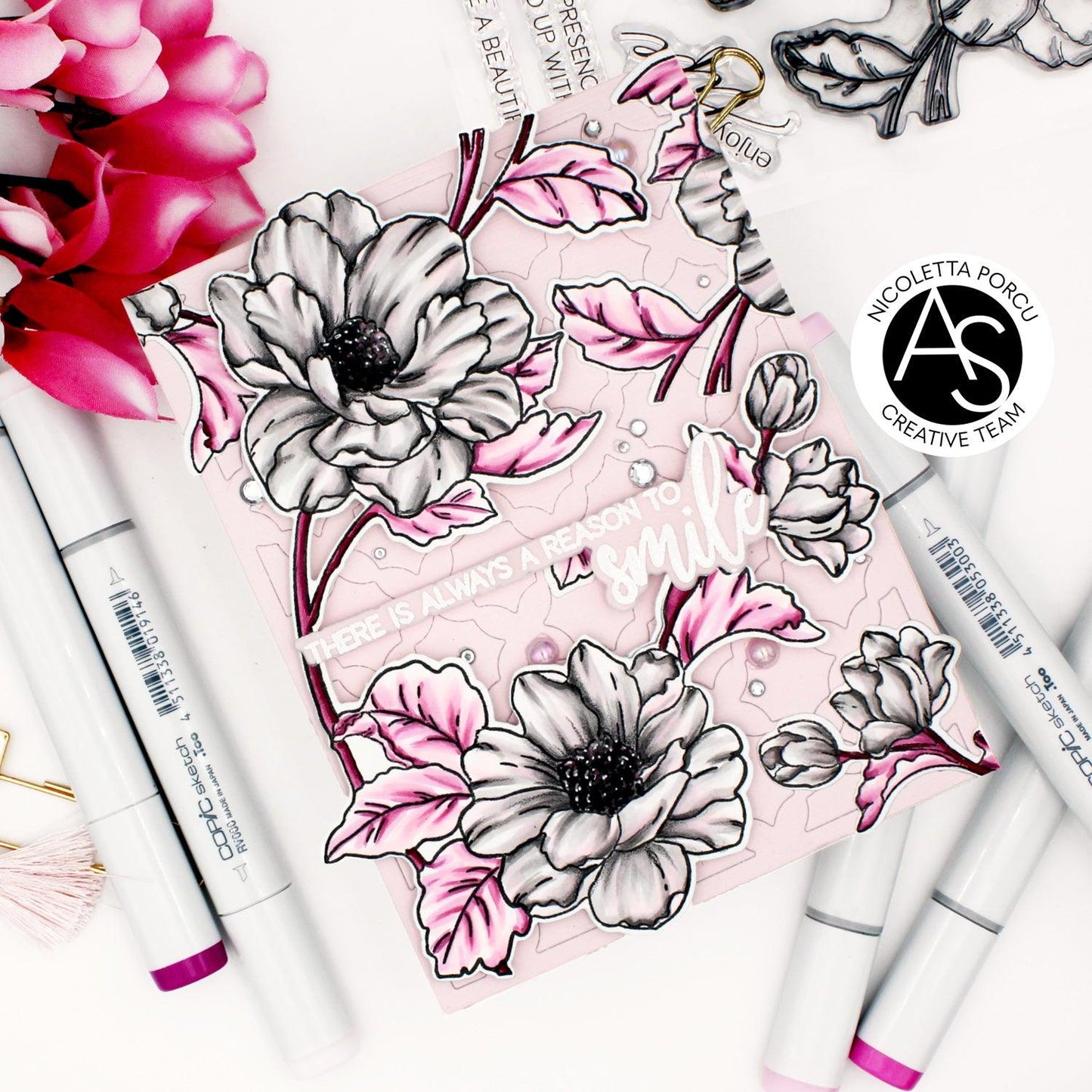 Alex Syberia Designs Spring Garden Stamp Set