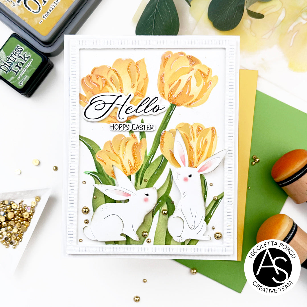 Alex Syberia Designs Spring Tulips Stencil Set