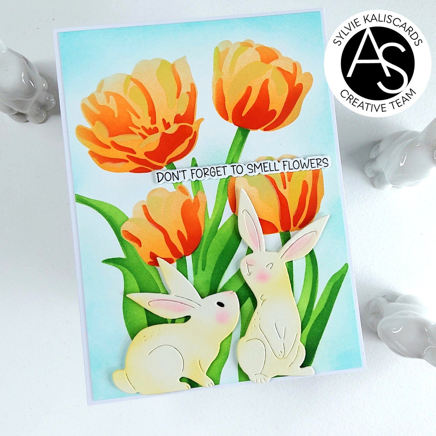 Alex Syberia Designs Spring Tulips Stencil Set