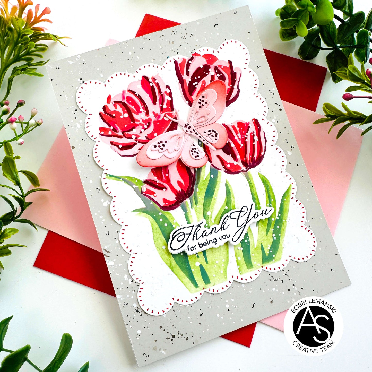 Alex Syberia Designs Spring Tulips Stencil Set