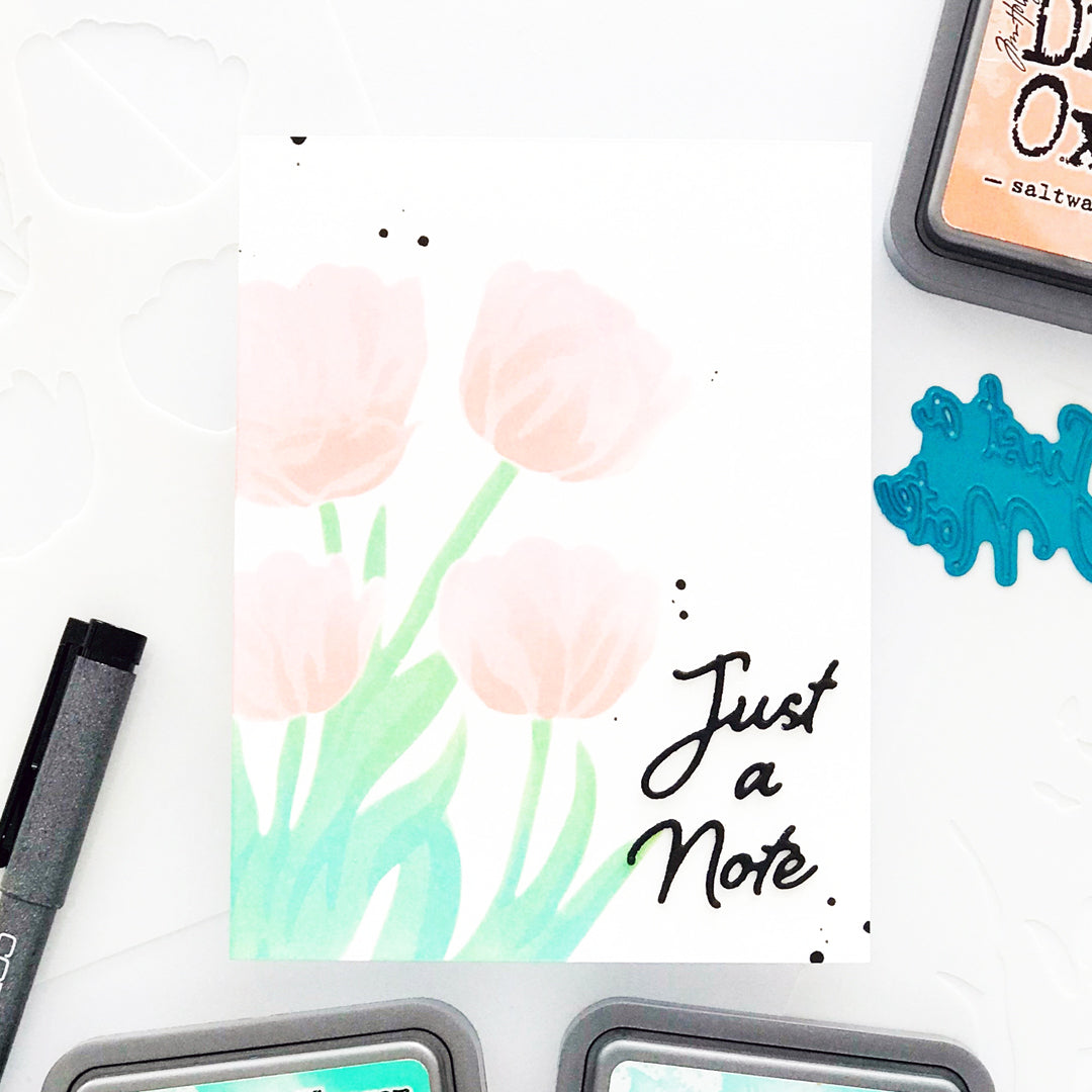 Alex Syberia Designs Spring Tulips Stencil Set