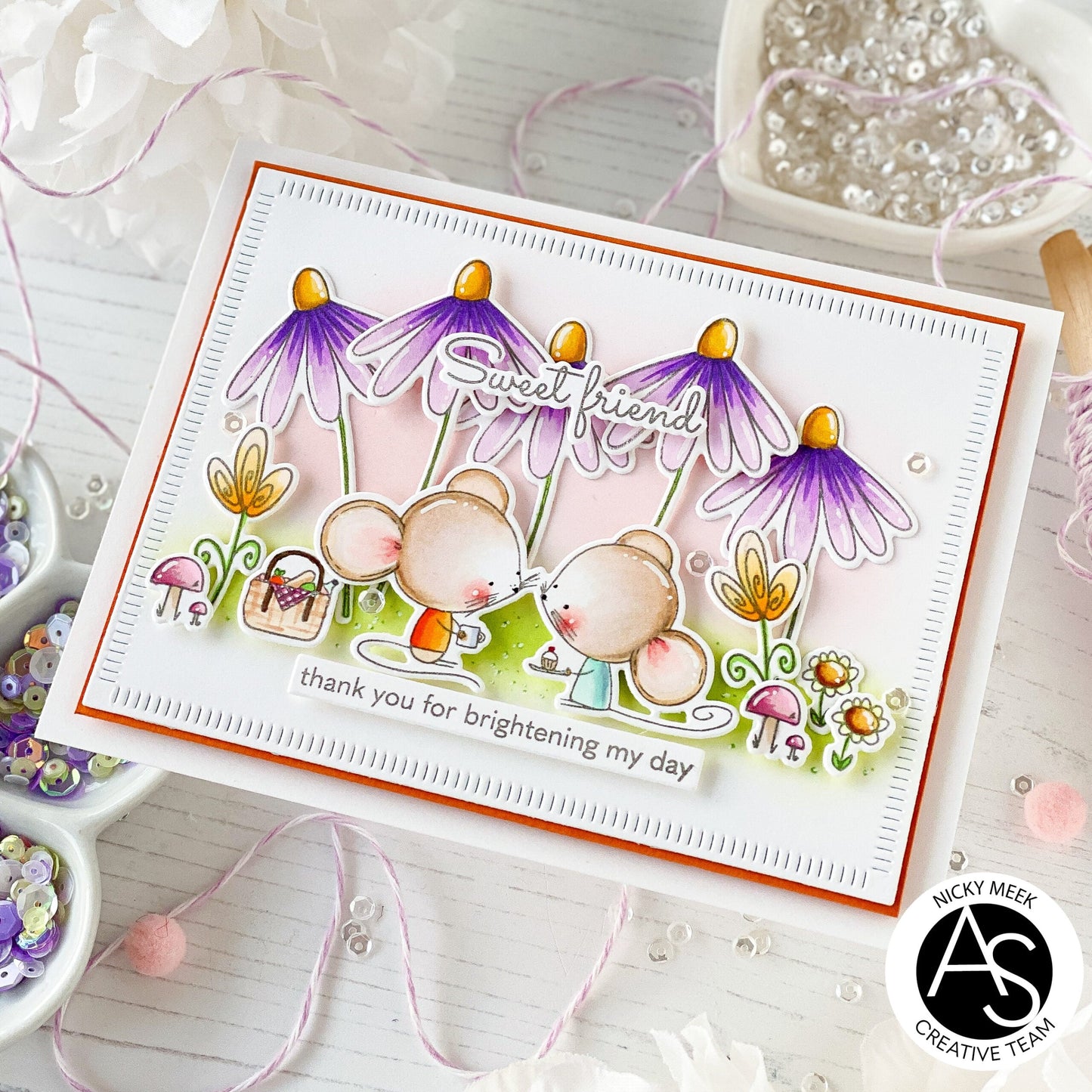 Alex Syberia Designs Sweet Friend Stamp Set