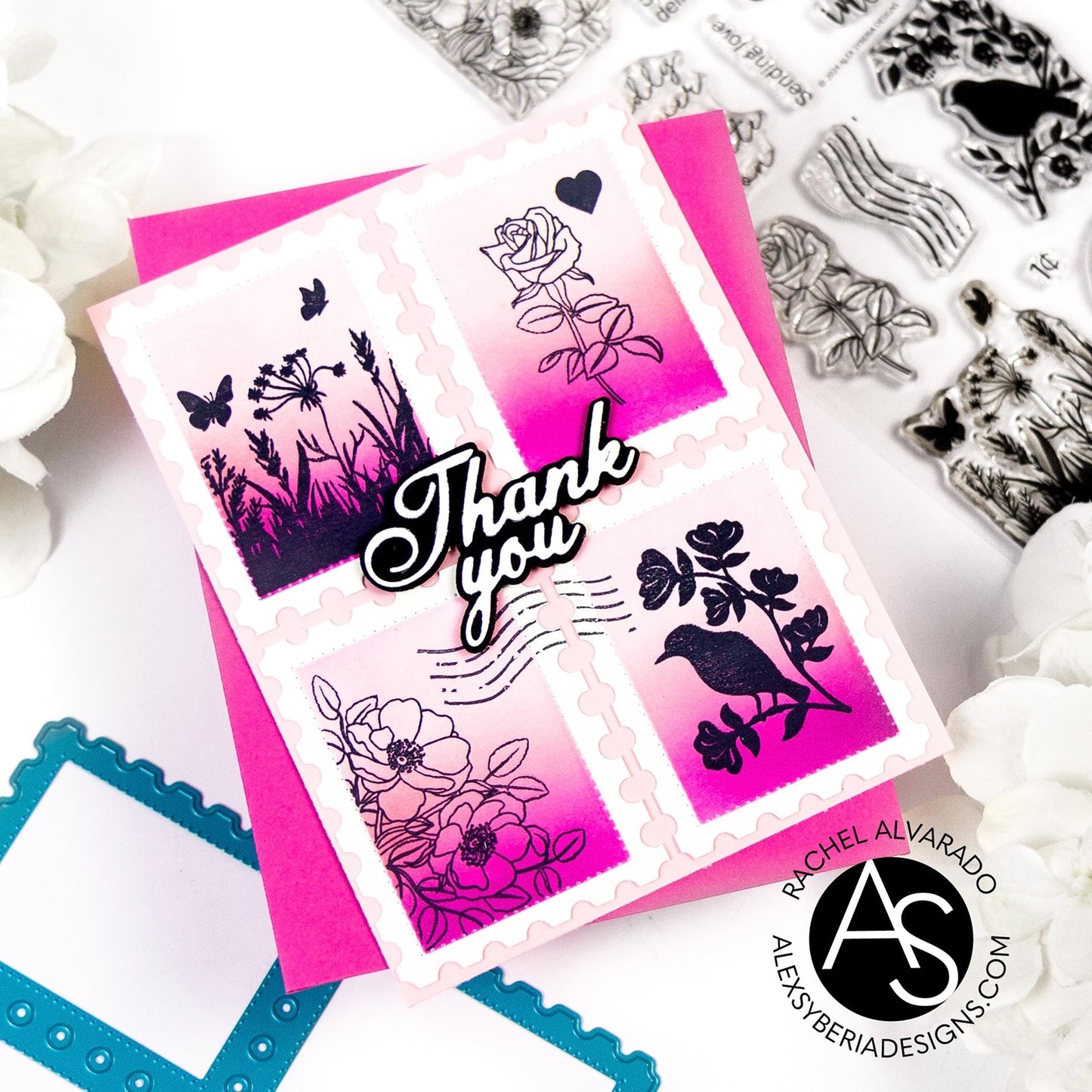 Alex Syberia Designs Thank You & Hello Die Set