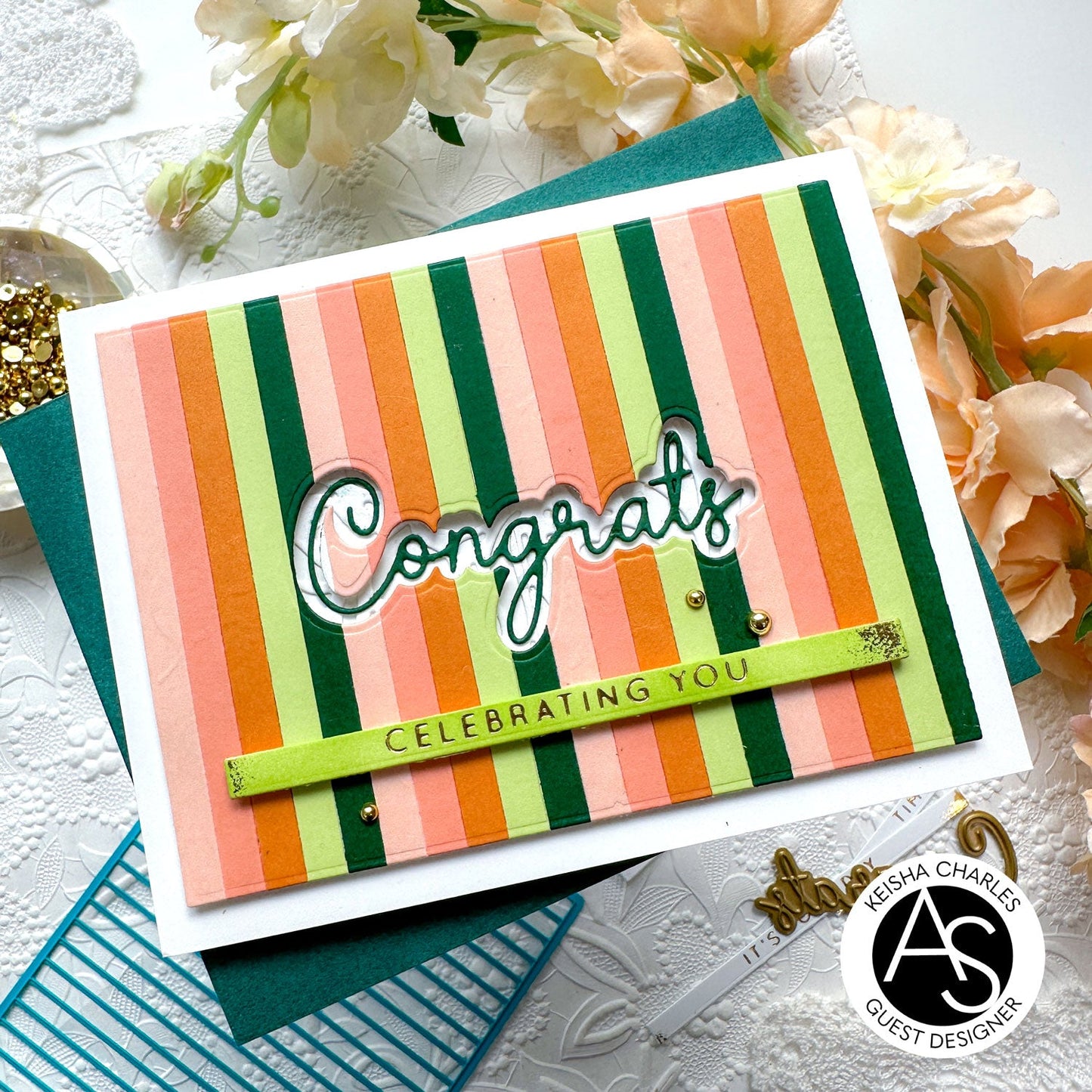 Alex Syberia Designs Thin Stripes Cover Die