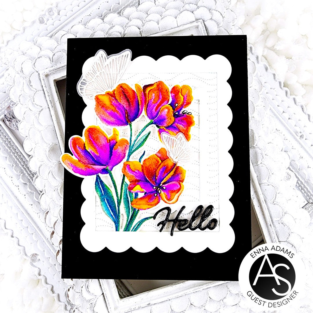 Alex Syberia Designs Tulips in Bloom Die Set