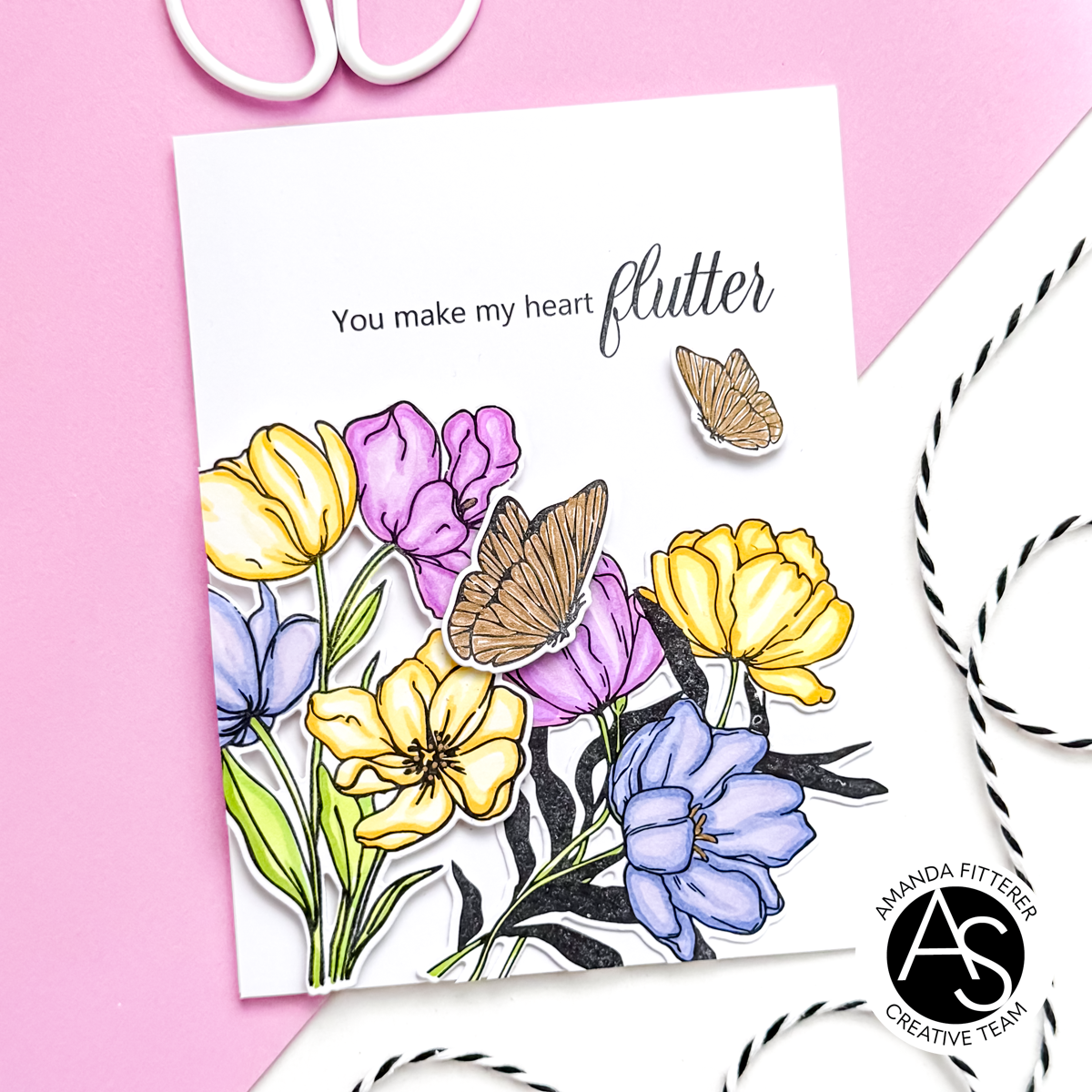 Alex Syberia Designs Tulips in Bloom Die Set