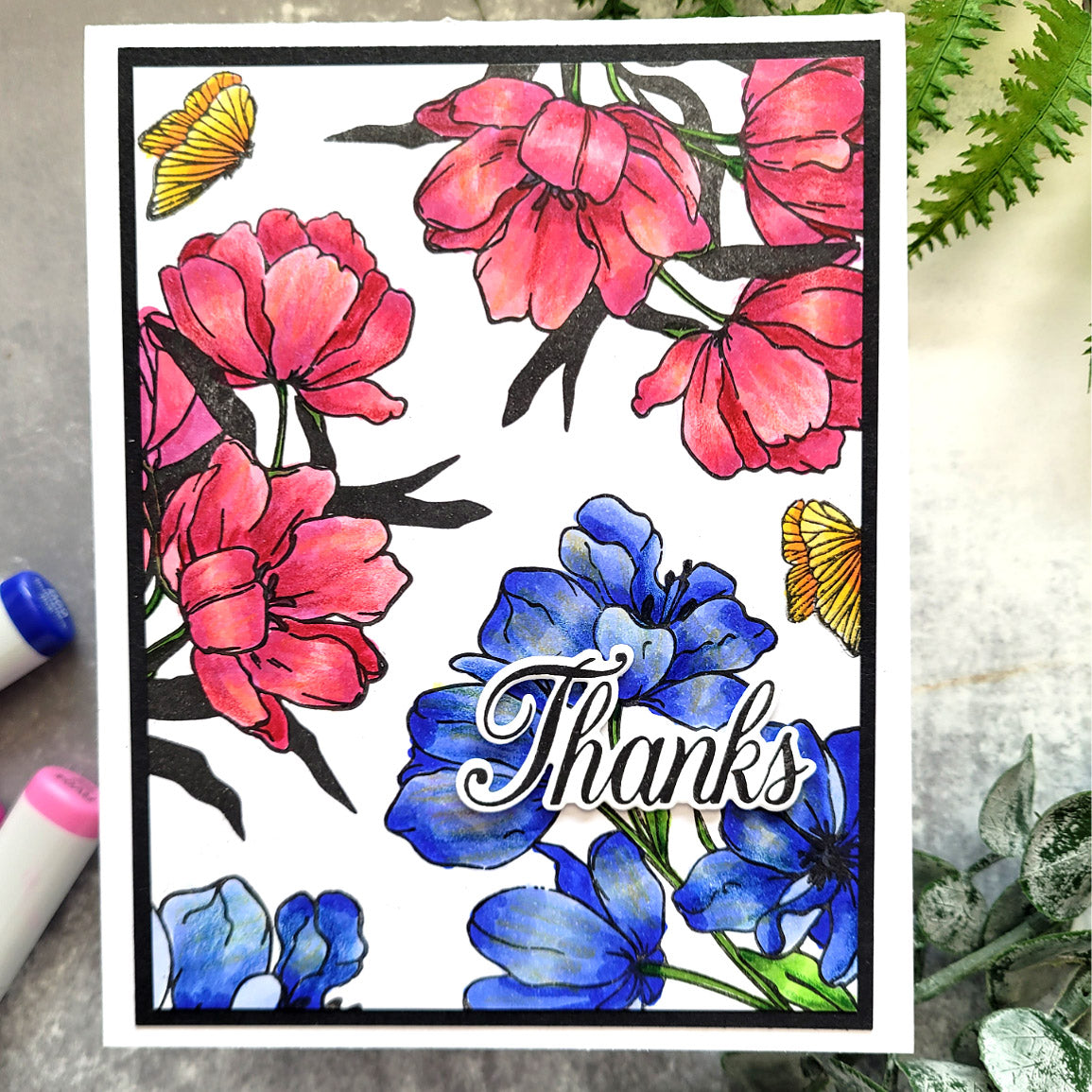 Alex Syberia Designs Tulips in Bloom Stamp Set