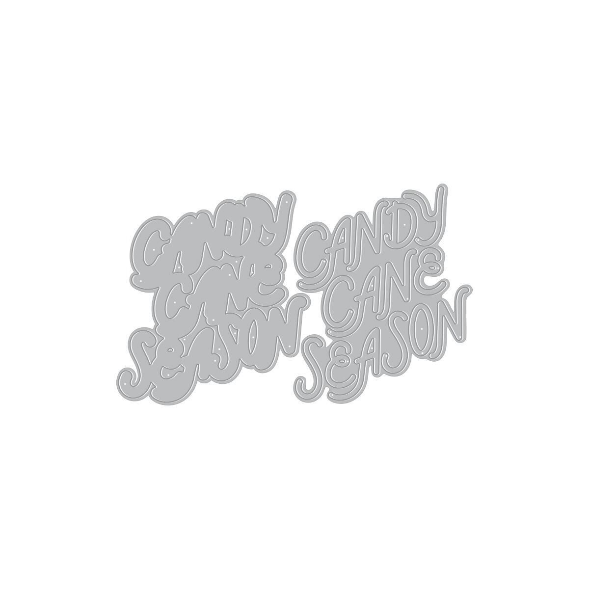 Hero Arts Candy Cane Season Etched Dies from the Candy Cane Season Collection