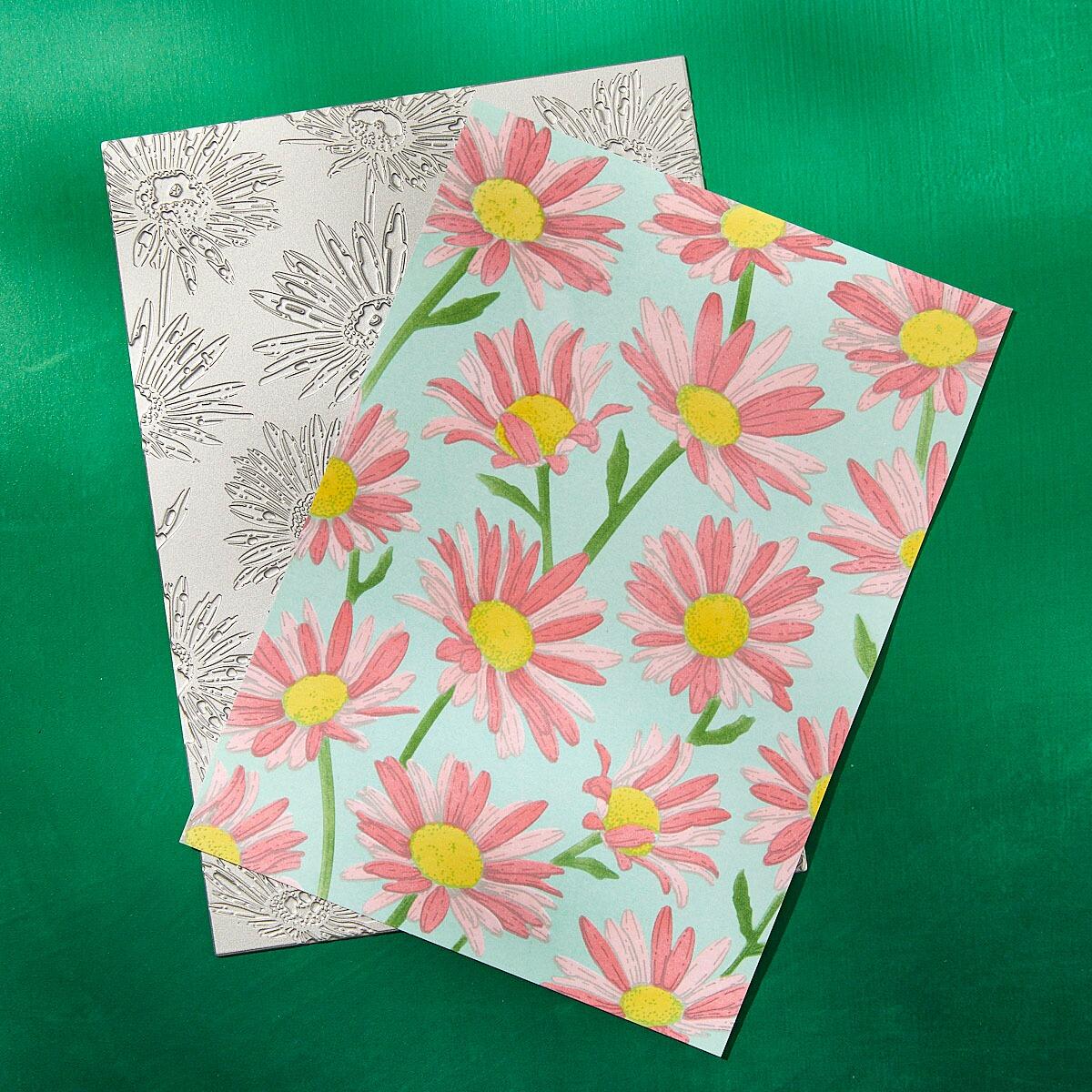 Spellbinders Daisy Shower Press Plate from the Yana's Daisies Collection by Yana Smakula