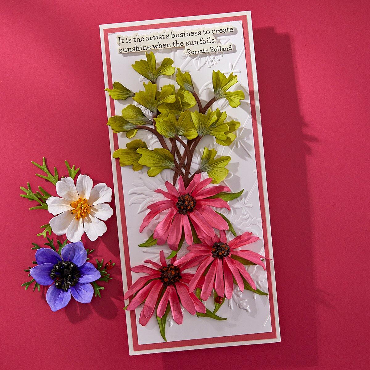 Spellbinders Echinacea (Coneflower) Etched Dies from the Summer Solstice Garden Collection by Susan Tierney-Cockburn - Spellbinders - 5