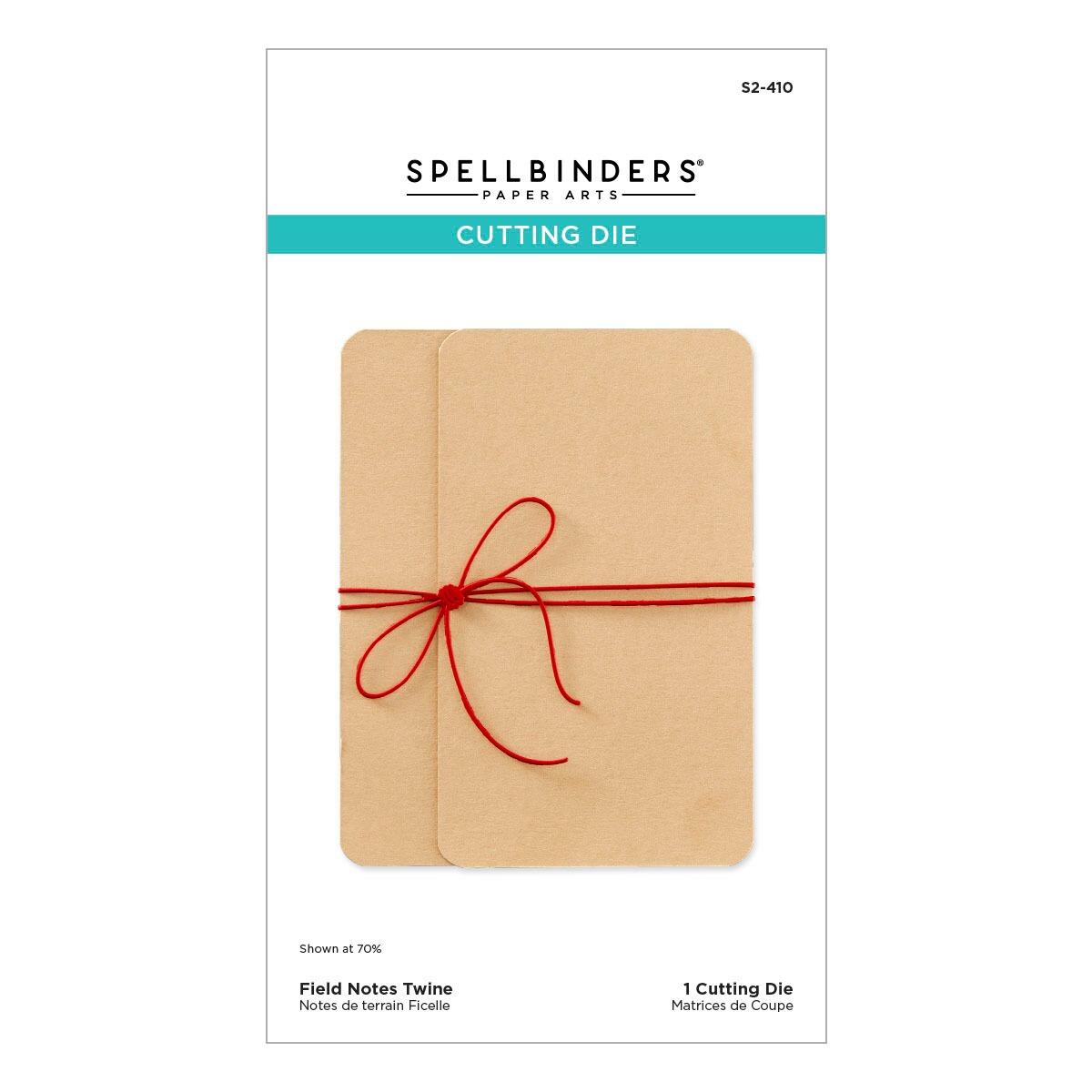 Spellbinders Field Notes Twine Etched Dies from the Field Notes Collection