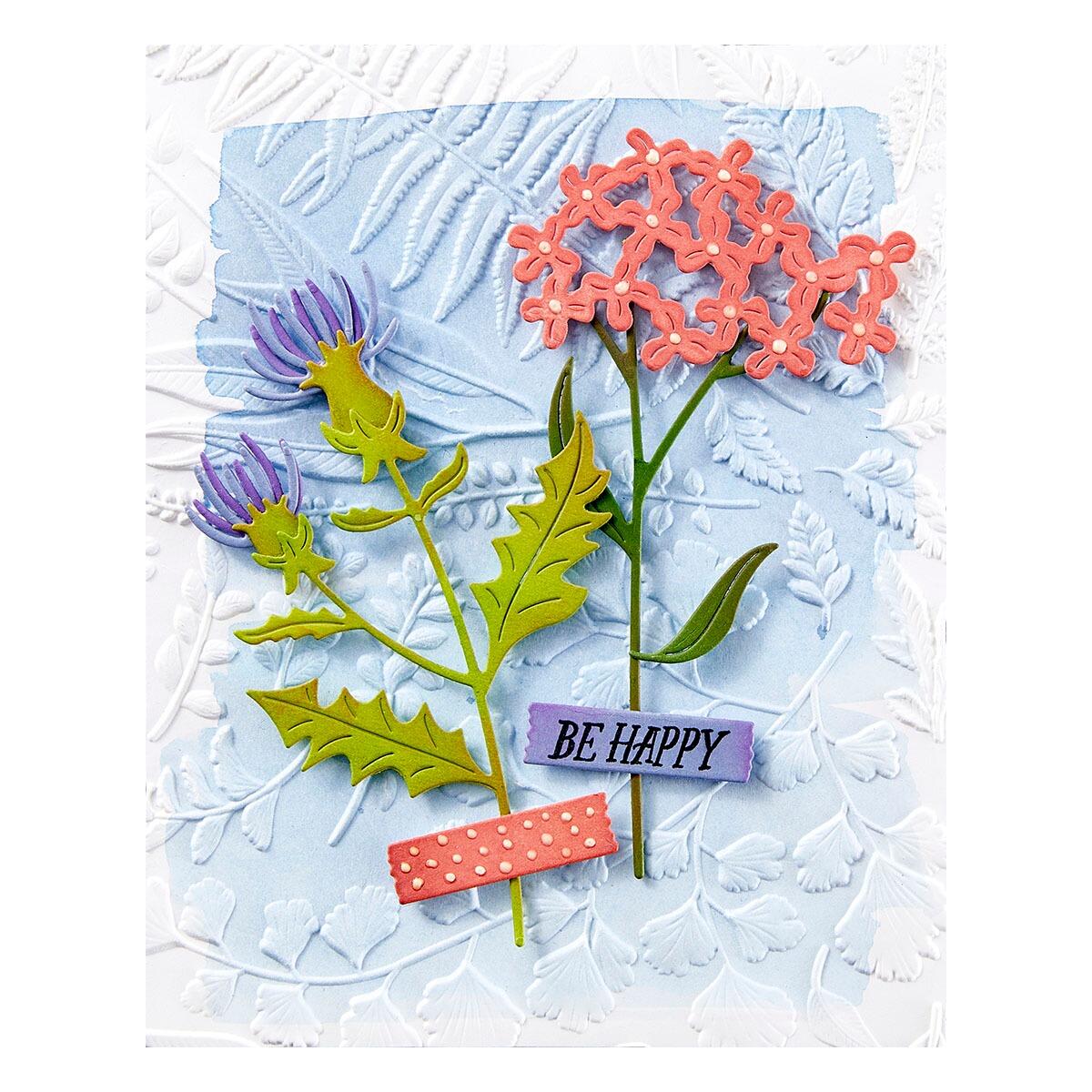 Spellbinders Field Notes Wildflowers Etched Dies from the Field Notes Collection