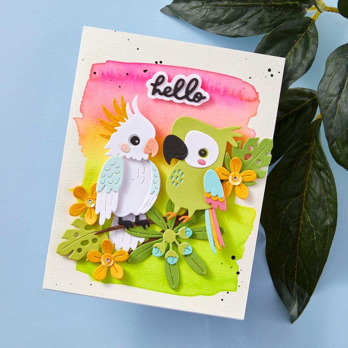 Spellbinders Flying High Etched Dies from the Cheerful Chirps Collection - Spellbinders - 6