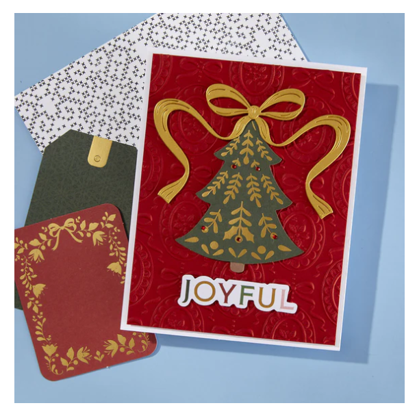 Spellbinders Gifting Bow Etched Dies from the Merry Moments Collection