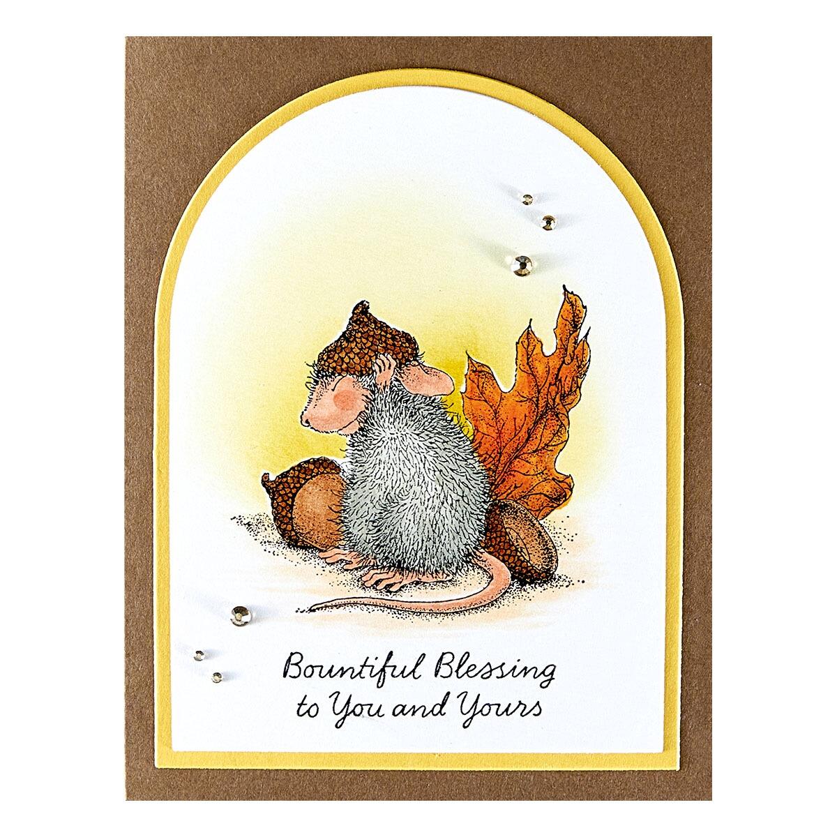 Spellbinders Hats Off to You! Cling Rubber Stamp Set from the House-Mouse Tree-mendous Christmas Collection