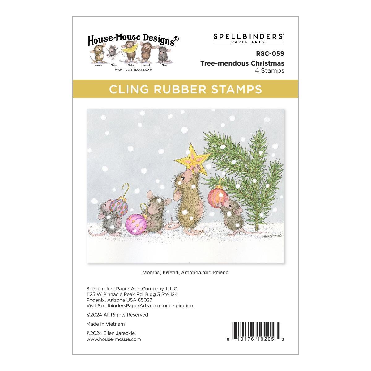 Spellbinders House-Mouse Tree-mendous Christmas Collector Bundle