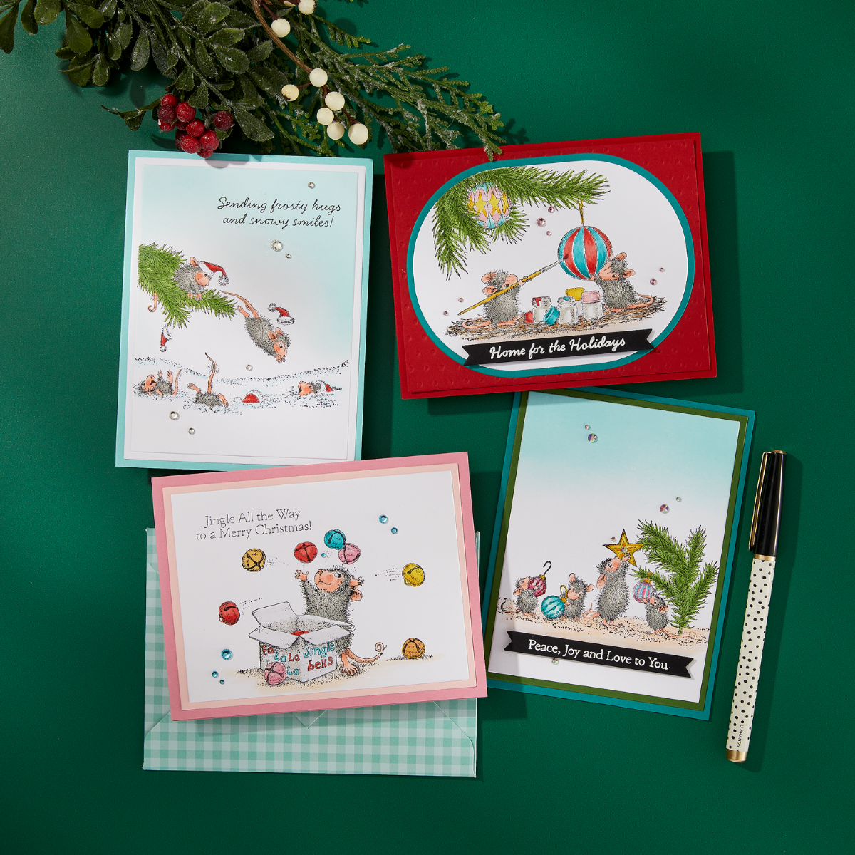 Spellbinders House-Mouse Tree-mendous Christmas Collector Bundle