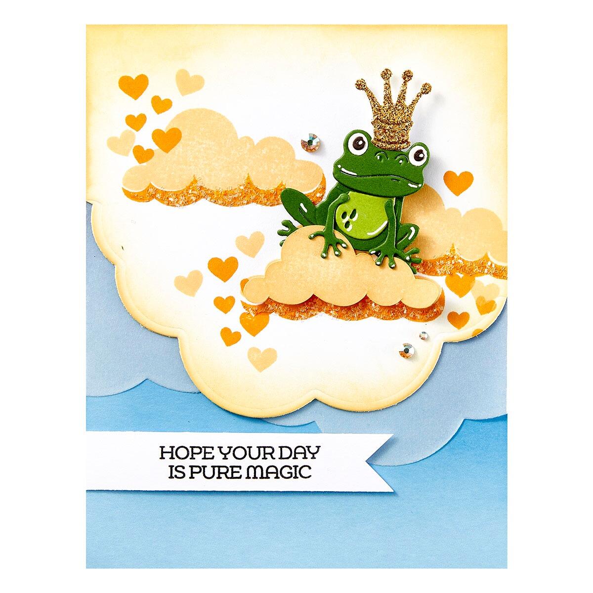 Spellbinders Jump for Joy Sentiments Clear Stamp Set from the Jump for Joy Collection