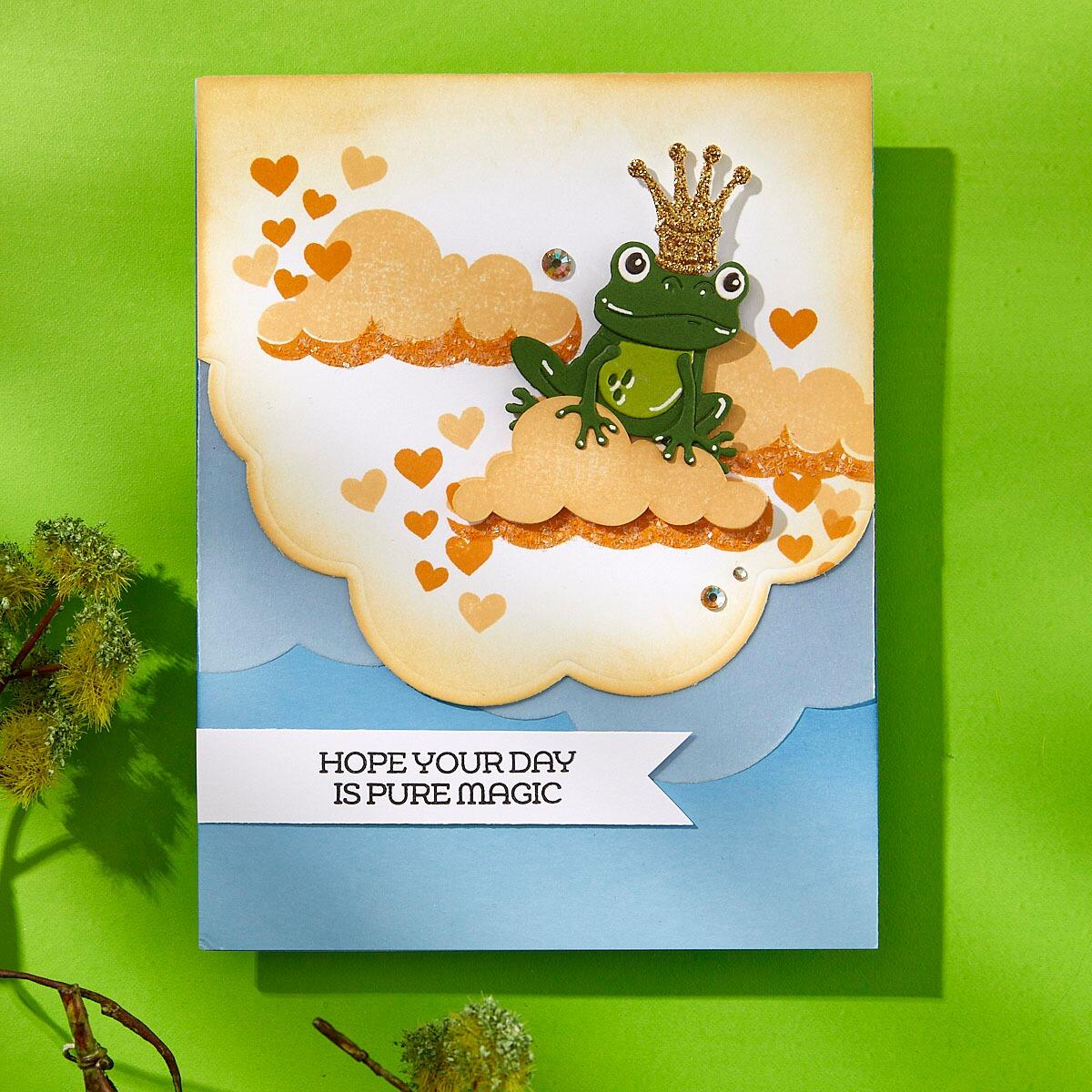 Spellbinders Jump for Joy Sentiments Clear Stamp Set from the Jump for Joy Collection