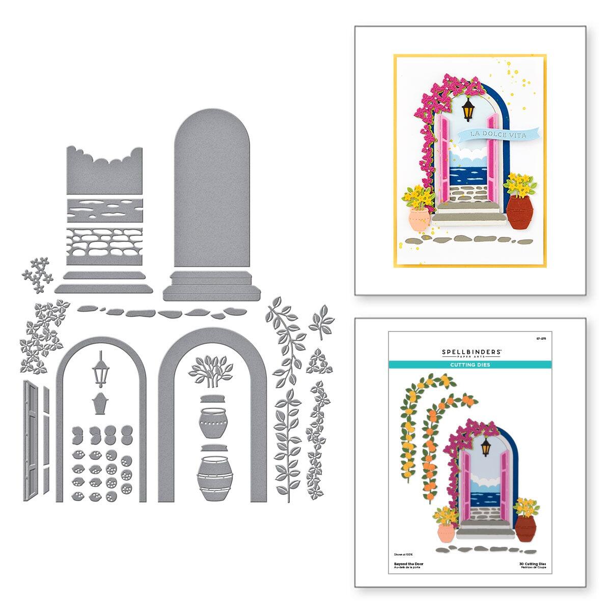 Mediterranean door die set from La Dolce Vita by Spellbinders