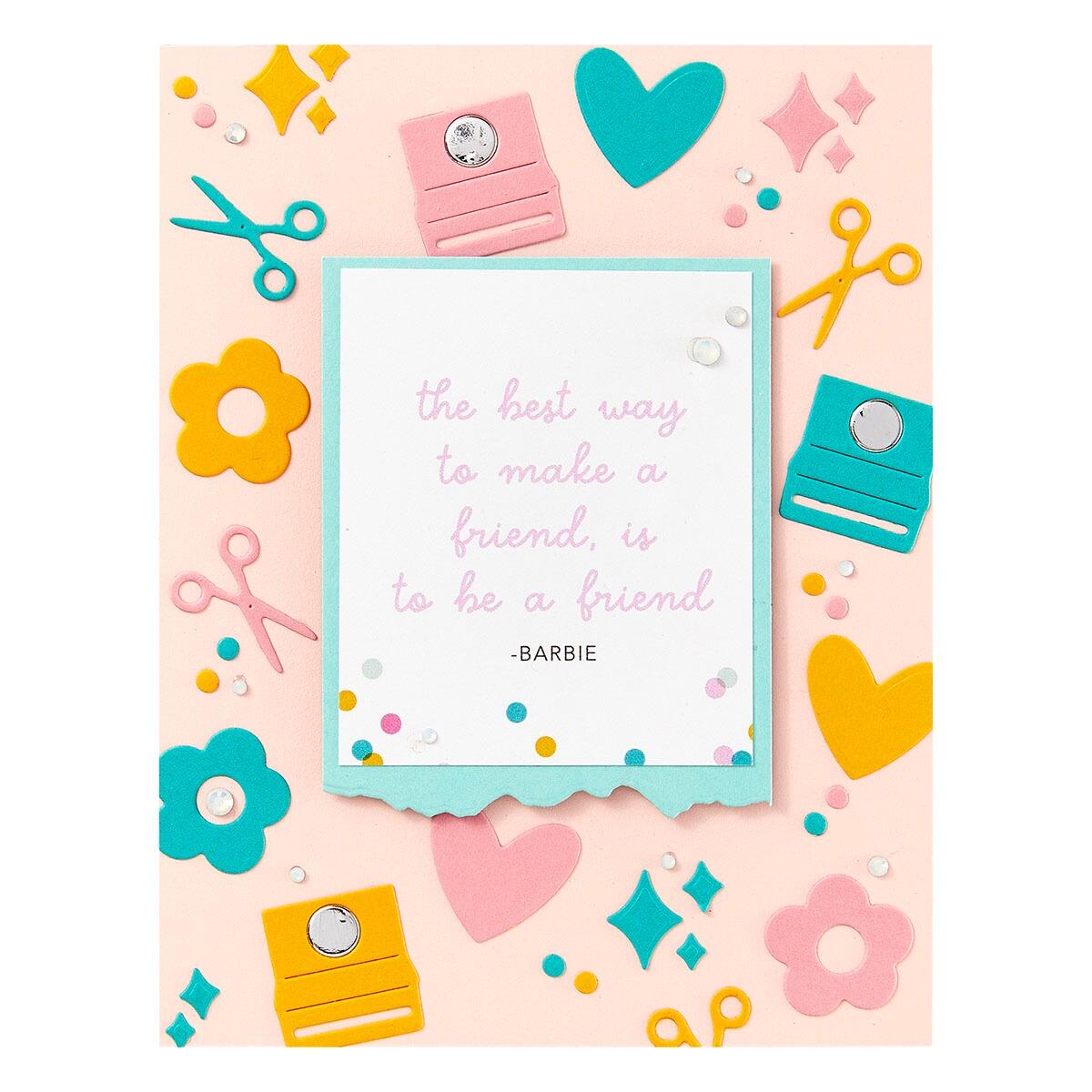 Spellbinders Labels & Icons Etched Dies from the Crafty Babe Collection with Simple Stories