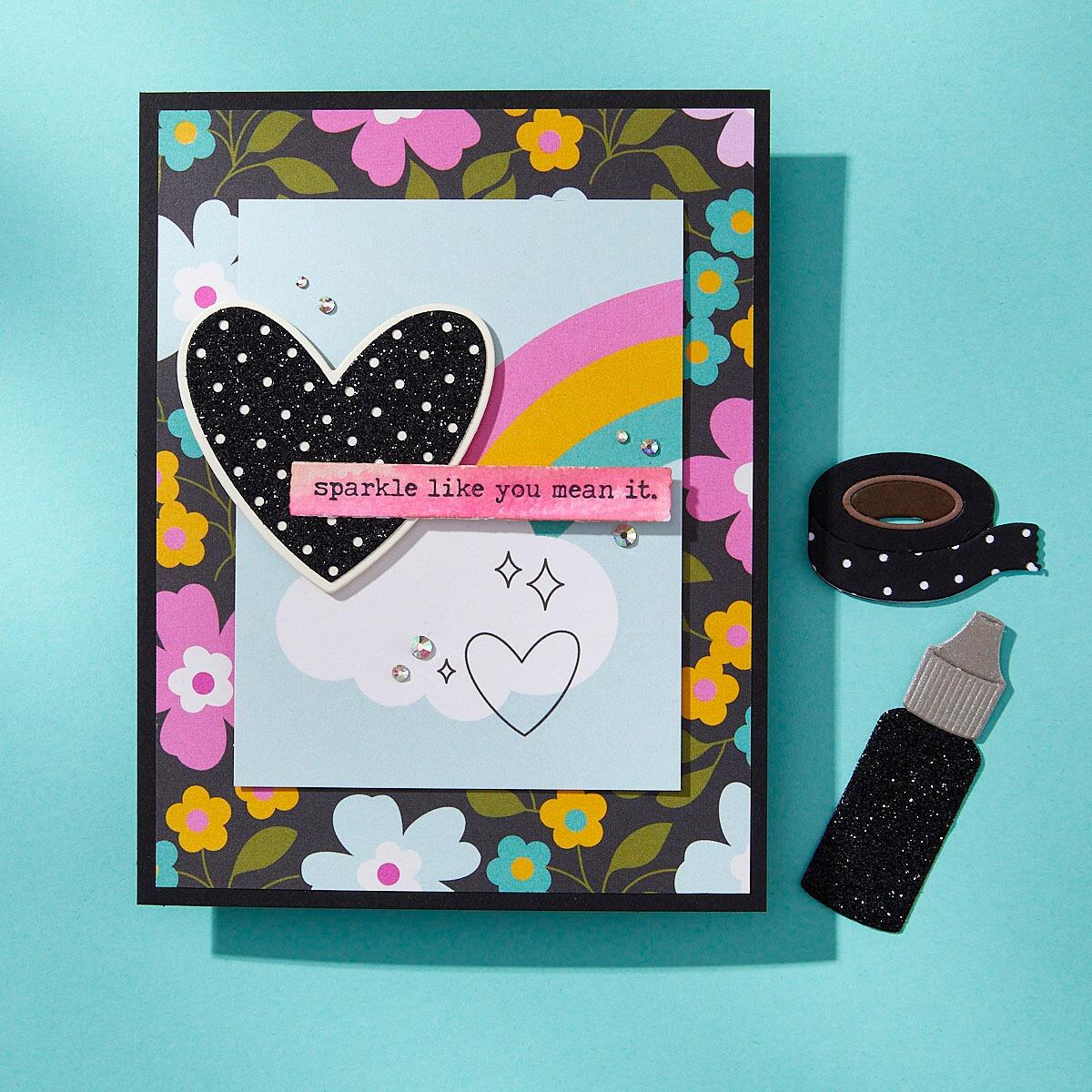 Spellbinders Labels & Icons Etched Dies from the Crafty Babe Collection with Simple Stories