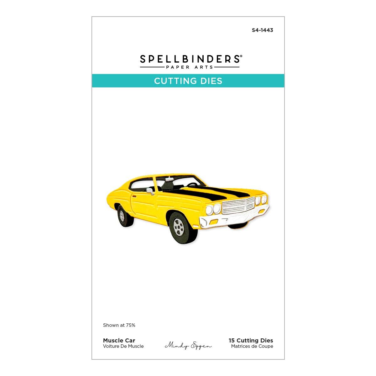 Spellbinders Muscle Car Etched Dies from the Classic Road Legends Collection by Mindy Eggen
