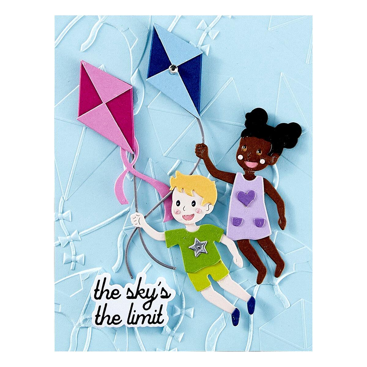 Spellbinders Up and Away Etched Dies from the Sky's the Limit Collection by Simon Hurley