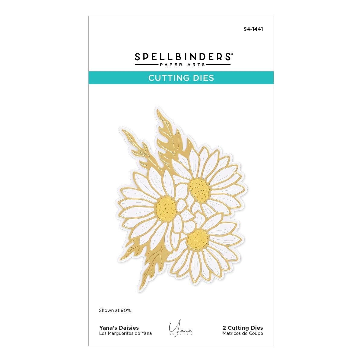 Spellbinders Yana's Daisies Etched Dies from the Yana's Daisies Collection by Yana Smakula