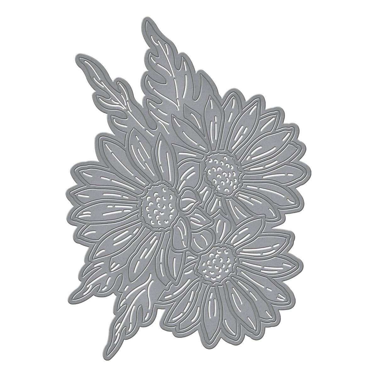 Spellbinders Yana's Daisies Etched Dies from the Yana's Daisies Collection by Yana Smakula