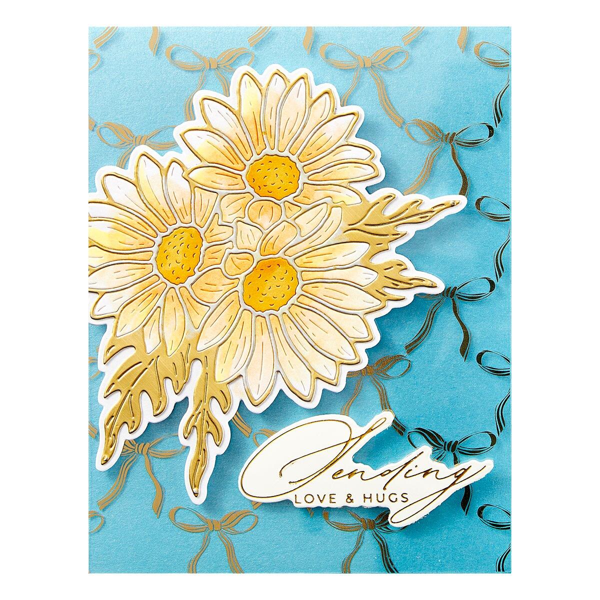 Spellbinders Yana's Daisies Etched Dies from the Yana's Daisies Collection by Yana Smakula