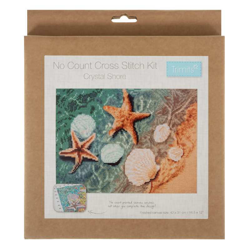 Trimits Large Crystal Shore Cross Stitch Kit
