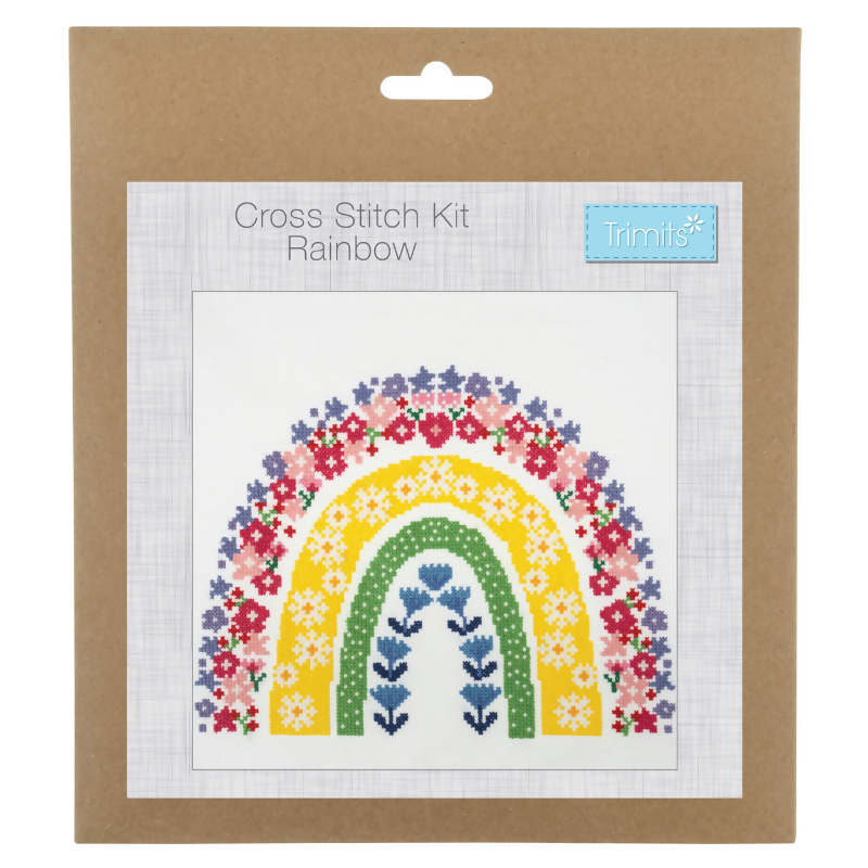 Trimits Rainbow Large Cross Stitch Kit