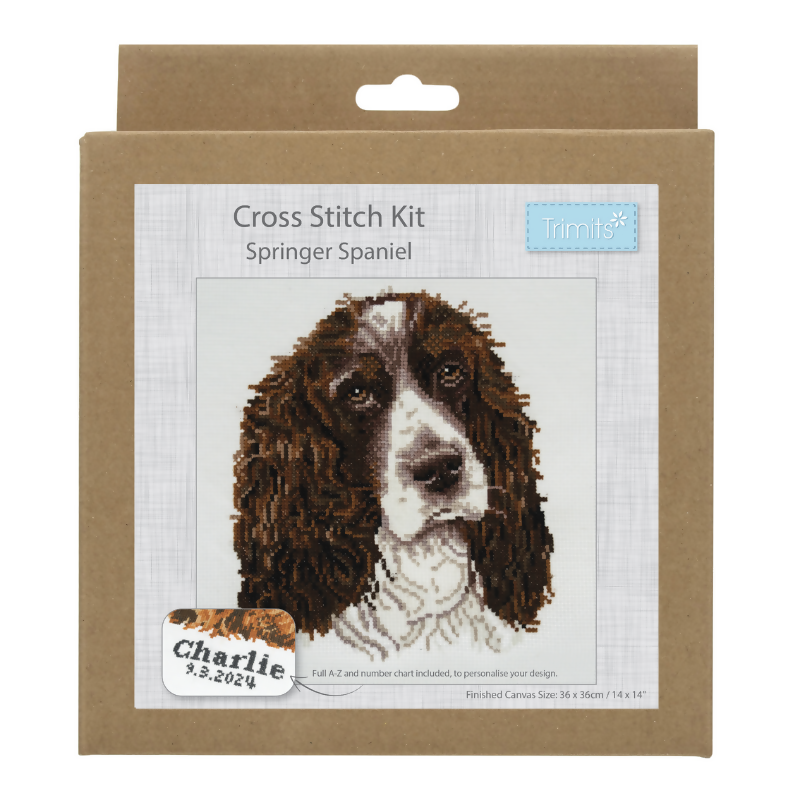 Trimits Springer Spaniel Large Cross Stitch Kit