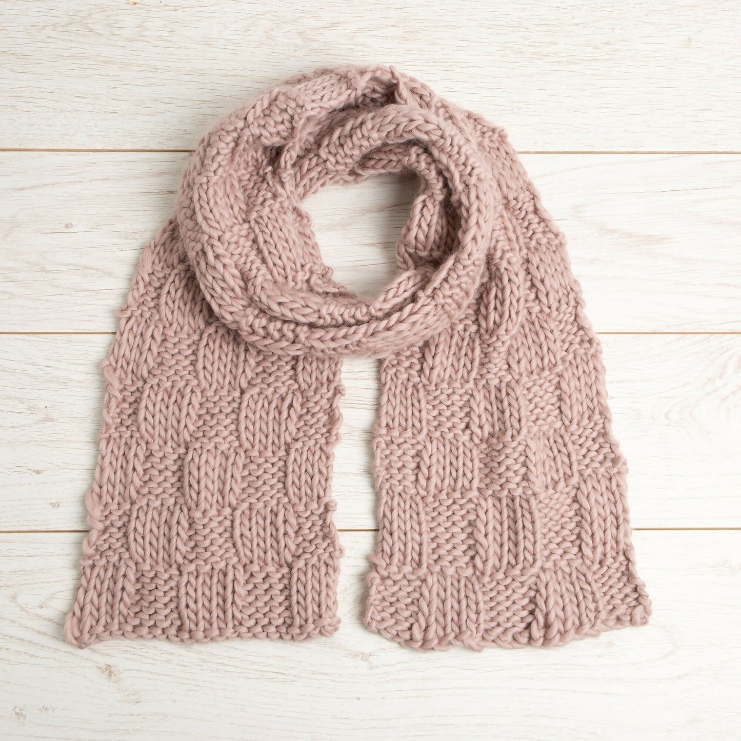 Absolute Beginners Scarf Mink Finished Image 6