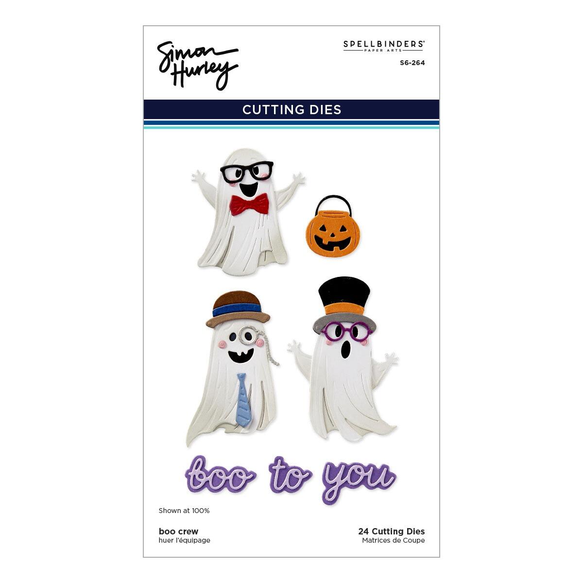 Spellbinders Boo Crew Etched Dies from the Spooktacular Collection by Simon Hurley
