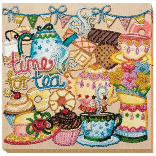 Abris Art. Crazy Tea Party Beading Kit -  Abris. Art - 1