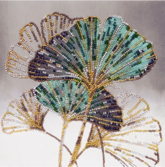 Abris Art. Emerald Leaves Beading Kit